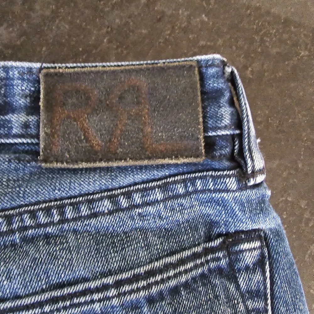 RRL slim fit slevage jeans - Picture 4 of 5